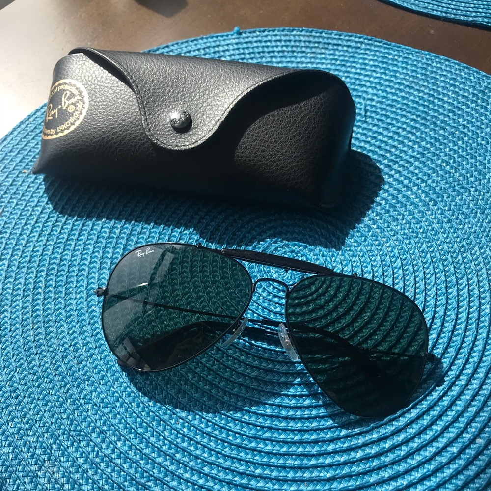 Ray Ban Unisex 62mm Outdoorsman 2 Sunglasses Black